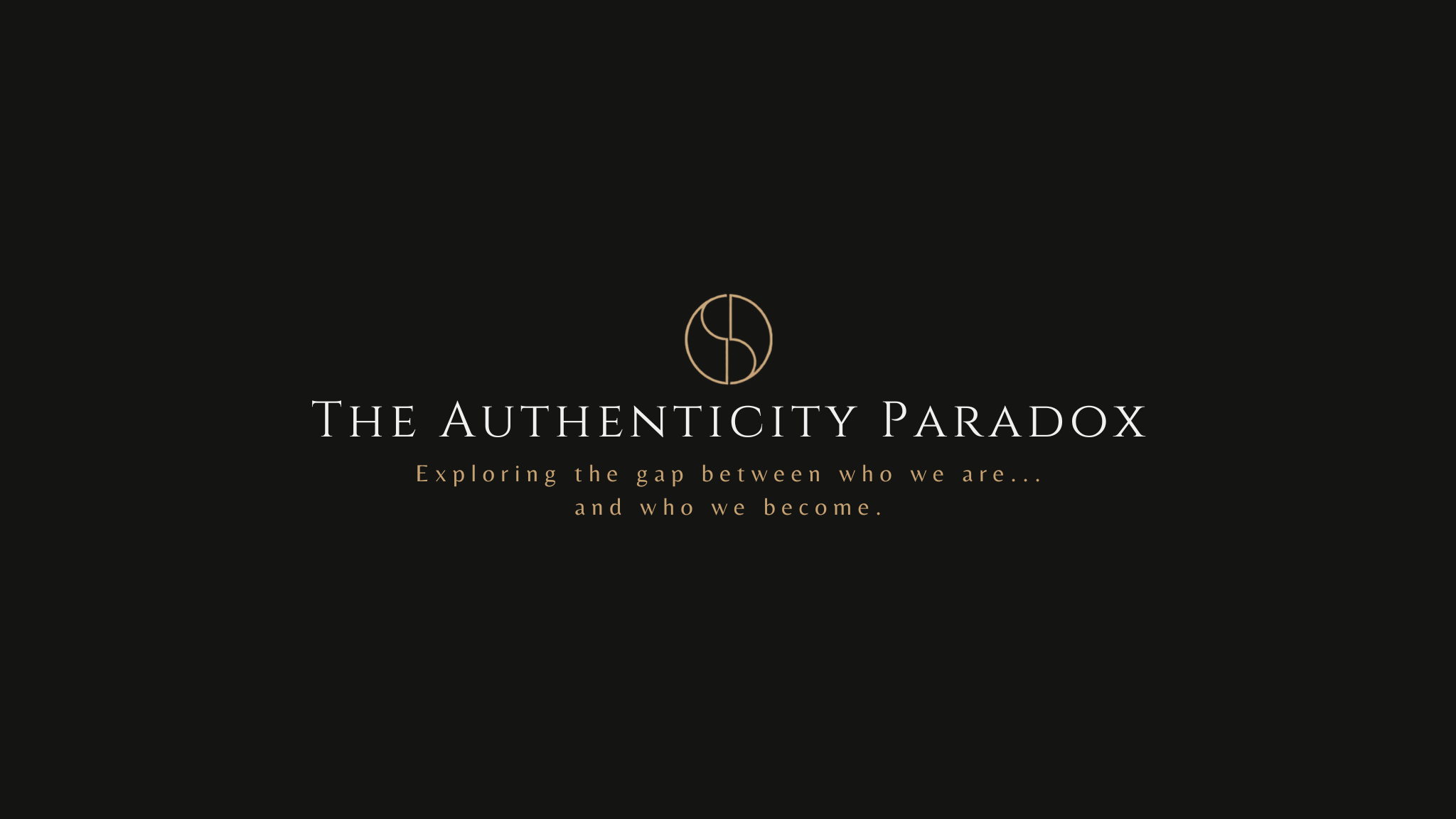 Logo og tittel for podkasten The Authenticity Paradox.